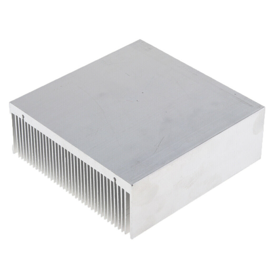 Aluminum heat sink cooling fin 125 * 125 * 45mm for 100W high power LED