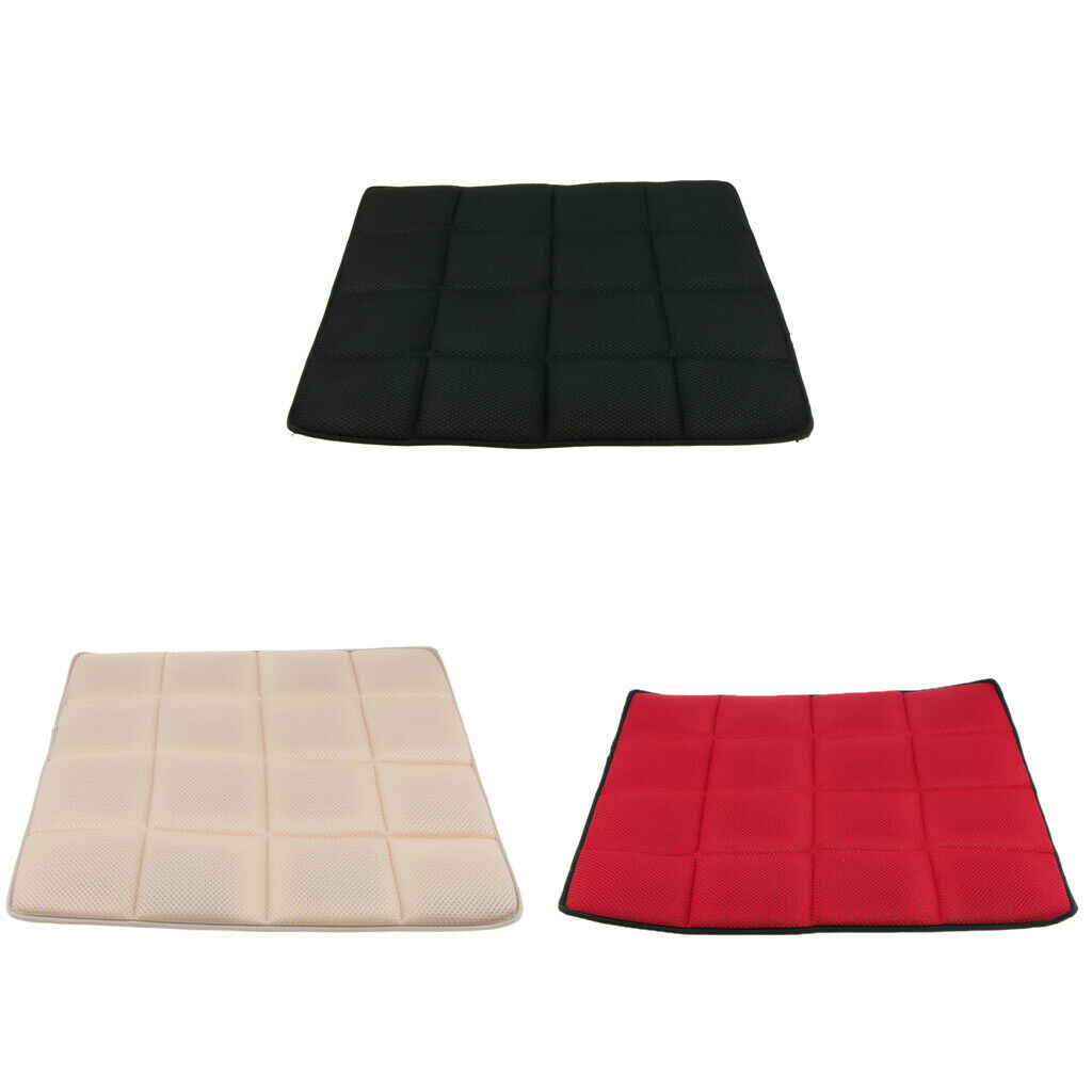 Breathable Non-Slip Chair Cushion Sweat-absorbing Car Seat Cover Pad Black