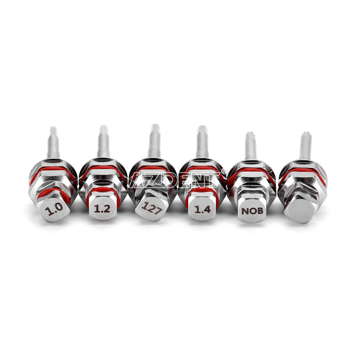 Dental Universal Torque Wrench 10-40Ncm 12psc Hex Drivers Kit Autoclavable
