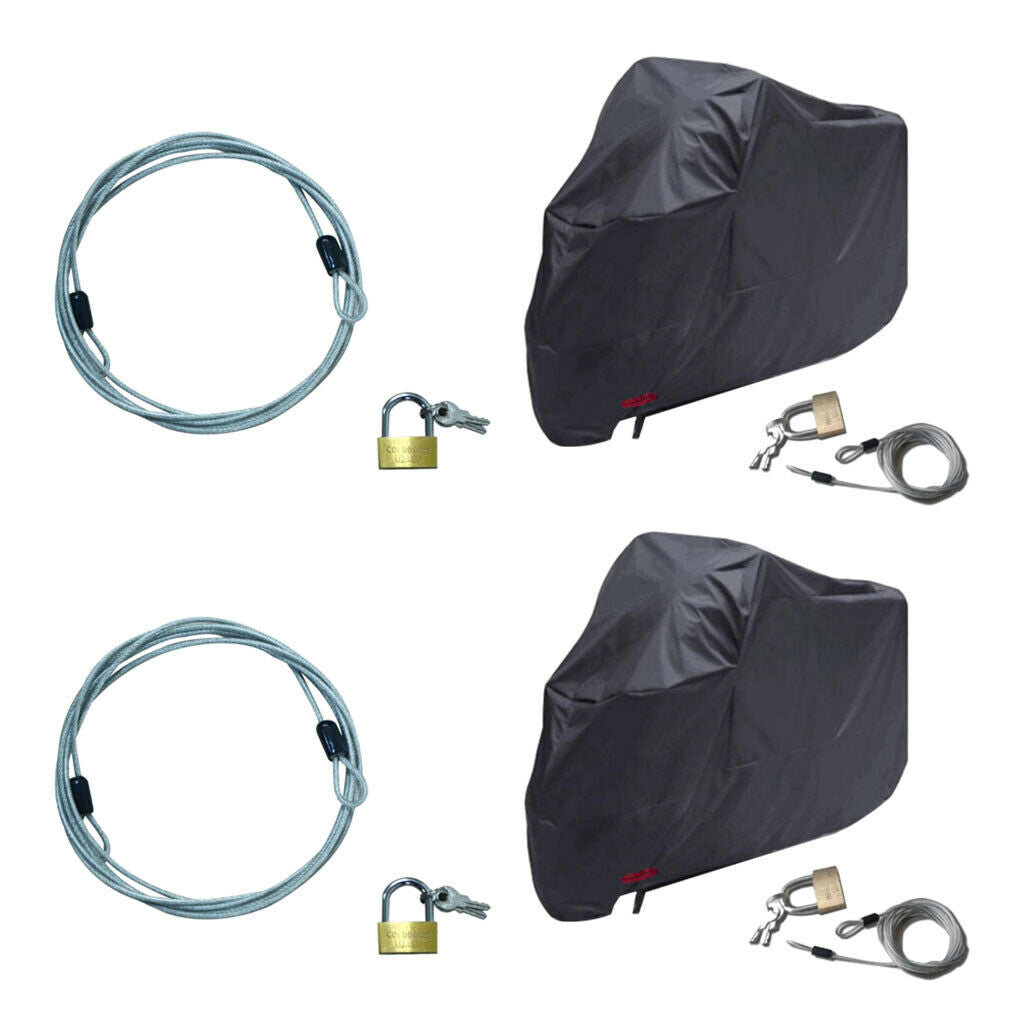2pcs 70cm Motocycle Cover Cable Lock Mini Security Cable Lock for Bike