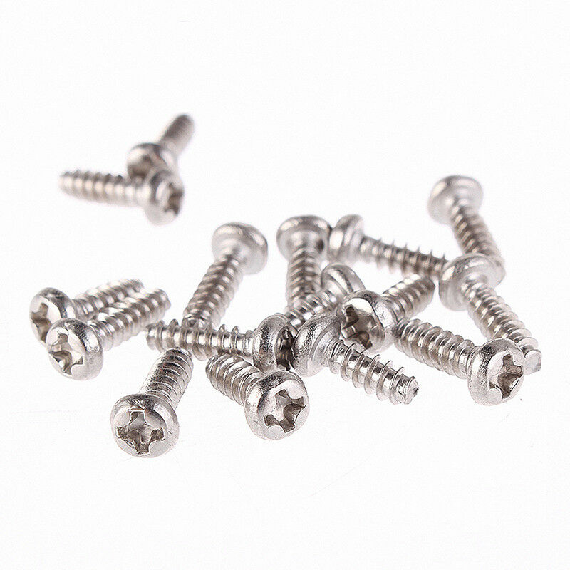 70Pcs M3* 4-16mm Pan Head Self Tapping Phillips Screws Flat Tail Set Ni-Plated