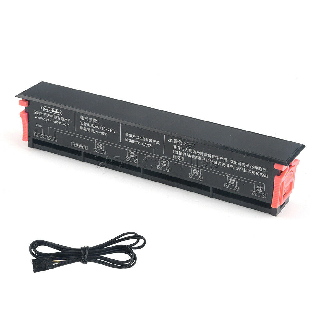 AC 110-230v Aquarium Temperature Controller 6 Channel Relay Output -9~99â„ƒ