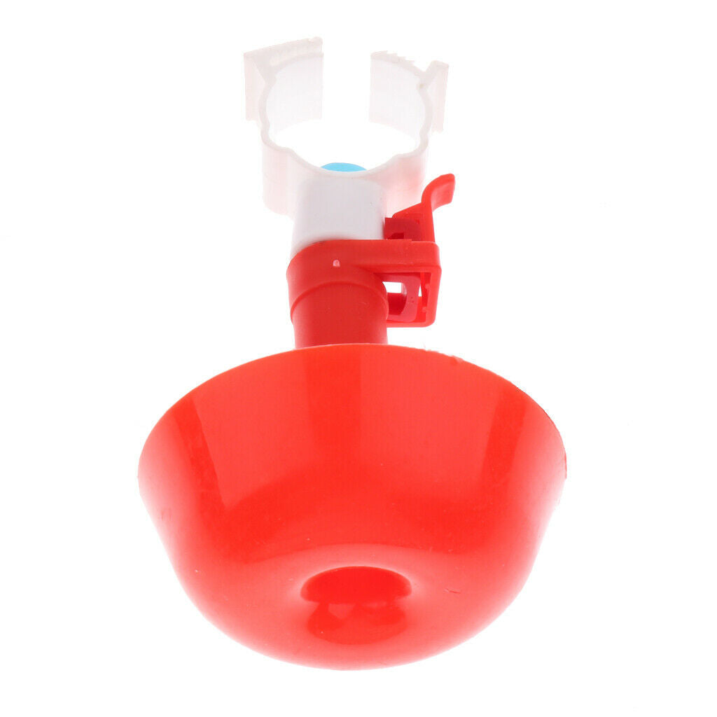 10 Pcs Poultry Fowl Waterer Fittings Automatic Water Durable Drinking Cups