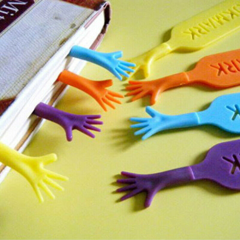 4 pcs/set Colorful Plastic Bookmarks Set Creative Gift Children Stationery.DD