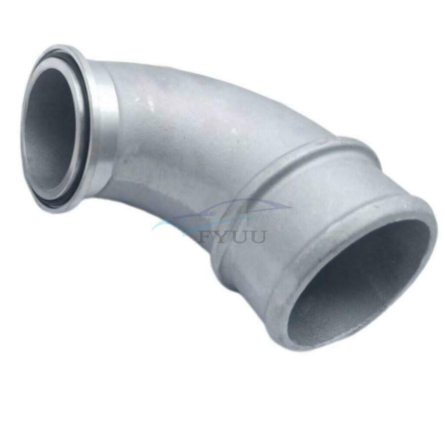 Aluminum 90Â° Air Intake Elbow Pipe & Clamp Set for Cummins Holset HX35 HX40 6BTA