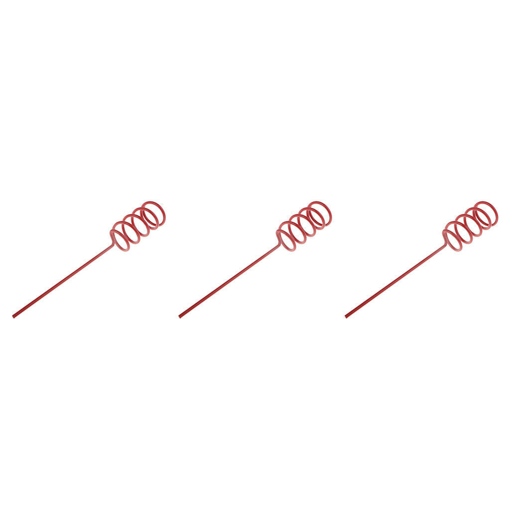 Heavy-duty 3pcs Sprial Rod Brackets Rest The Bracket on The Ground