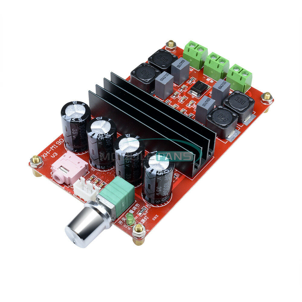 12V-24V 2x100W TPA3116 D2 Dual Channel Digital Audio Amplifier Board for Arduino