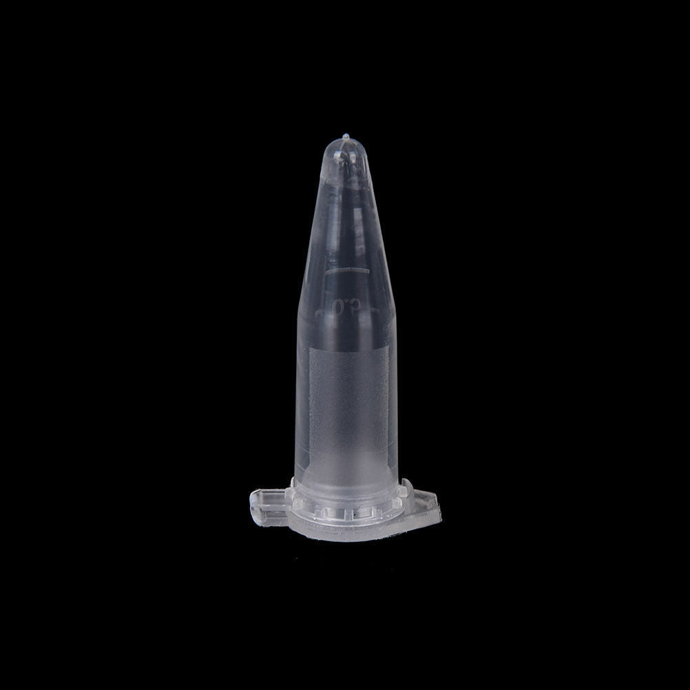 50X 1.5ml Lab Clear Micro Plastic Test Tube Centrifuge Vial Cap Container