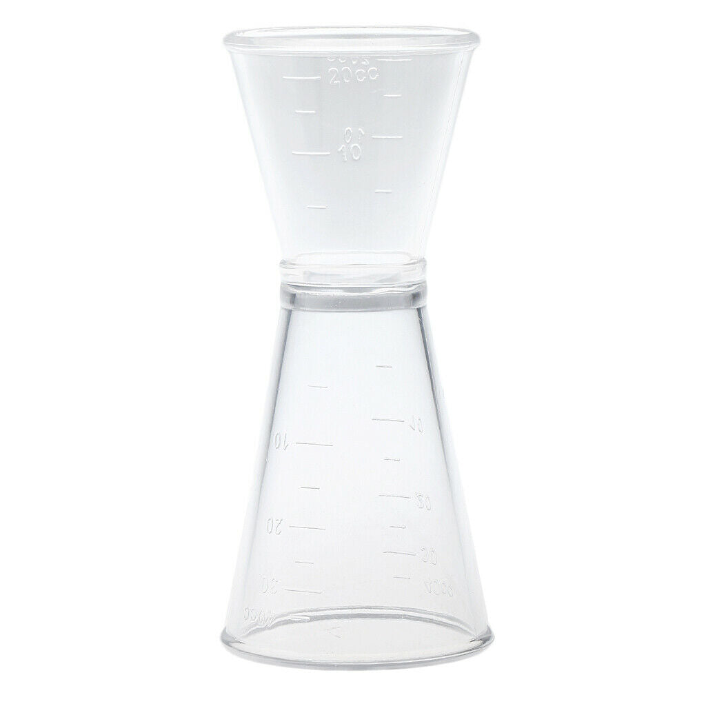 2 Piece Jigger Single Double Cocktail Wine Drink Measuring Cup for Bar Party