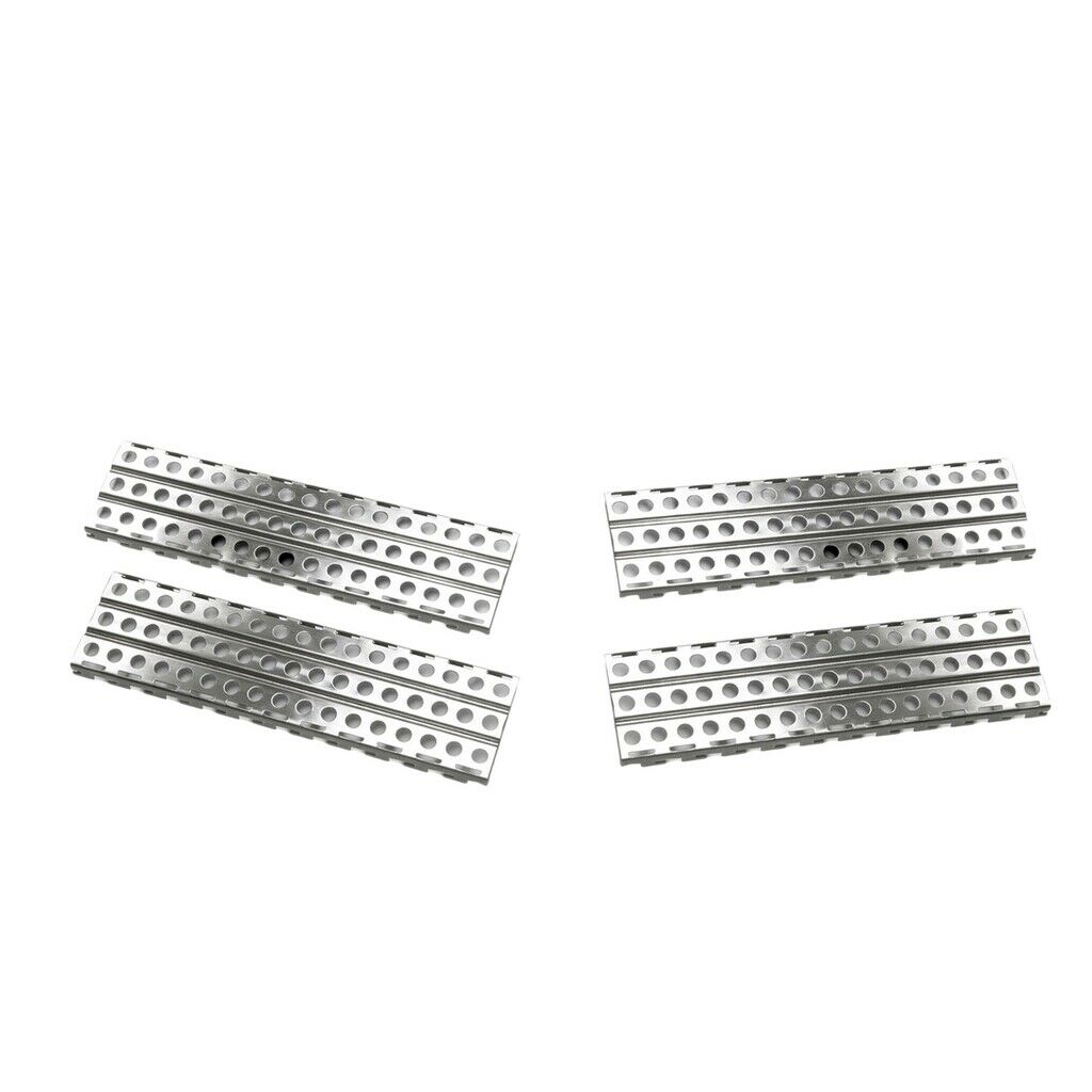 4 Piece Alloy 1:10 RC Car Anti-Skid Plate for TRX4 SCX10 90046 Upgrade Parts
