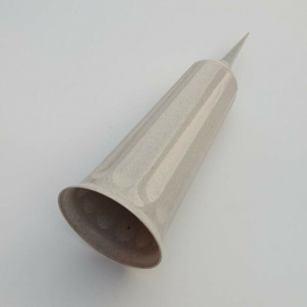 2-pack 26cm Stake In Ground Fluted Flower Vases Container Weather Resistant