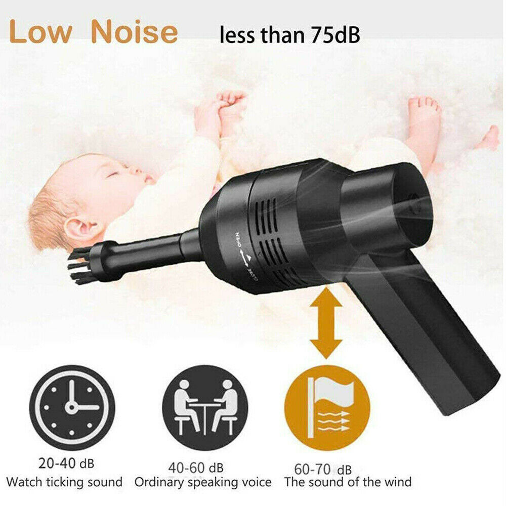 Portable Cordless Electric Air Duster Keyboard PC Car Cleaner Tool Rechargeable