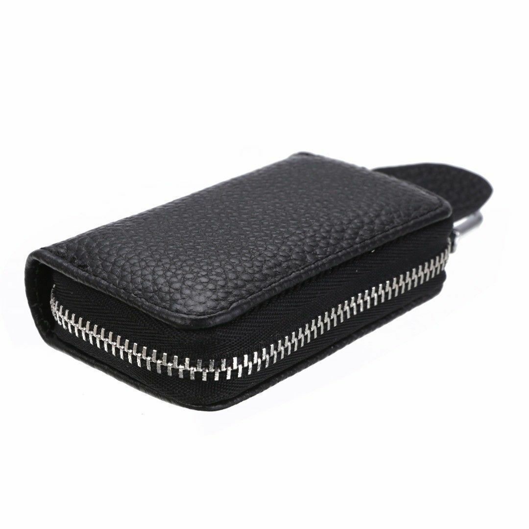 Universal Car PU Leather Smart Remote Key Chain Holder Fob Bag Case Cover BK L60