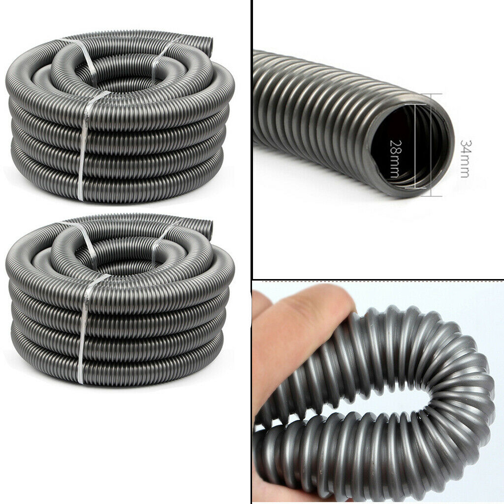 pack 2 Vacuum Bellows Hose Pipe Corrugated Tube Universal 28mm Inner Dia. 100%