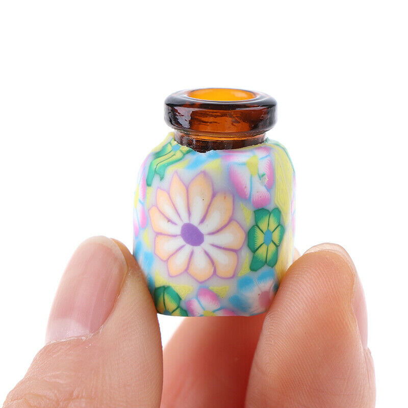 2ml soft clay glass bottle DIY essential oil bottle pendant jewelry acces.l8