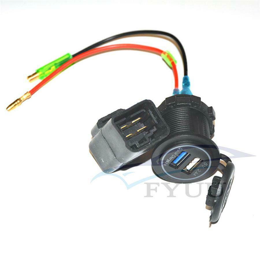 USB Motorcycle Bike Charger QC 3.0 Quick Charger for Kawasaki versys650 12V 22A