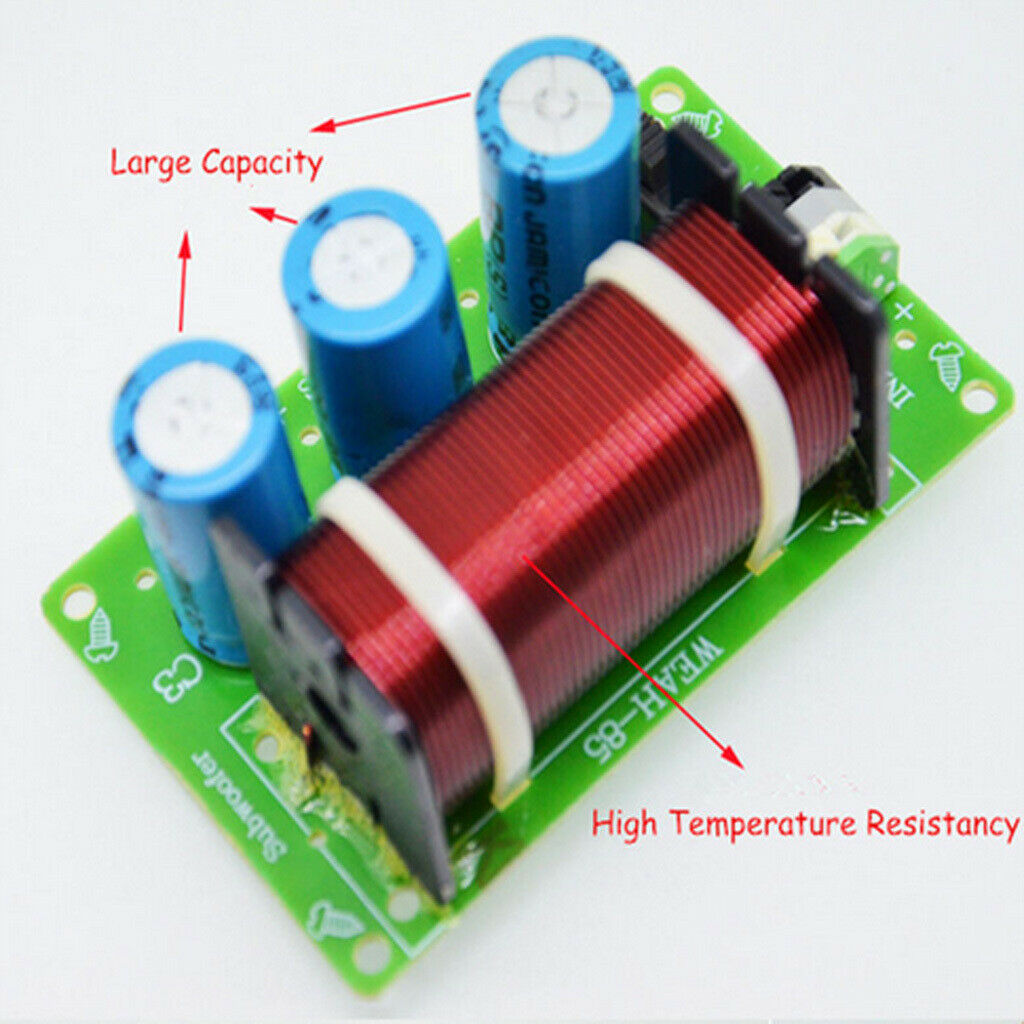 2Pcs WEAH-85 Bass Frequency Divider Speaker Audio Crossover Filters Board DIY