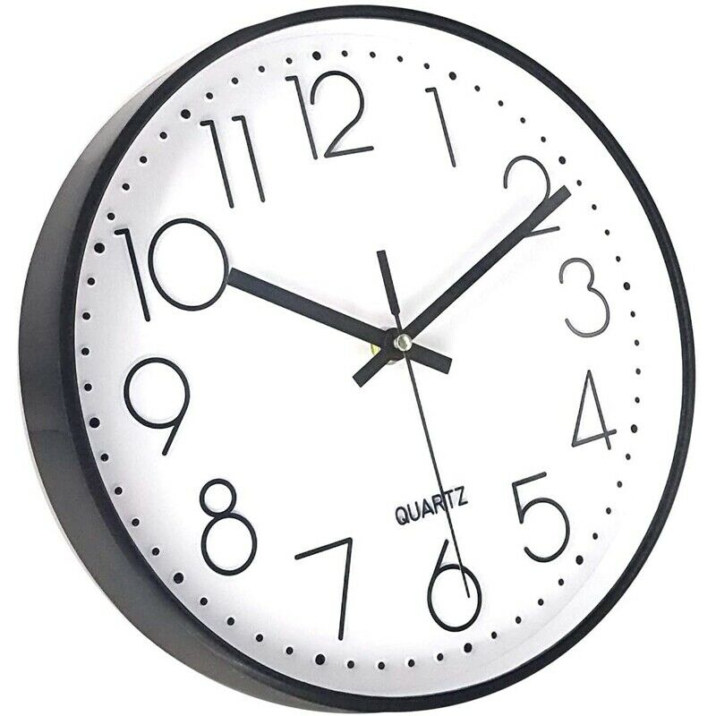 10 Inch Silent Non-Ticking Wall Clock,Battery Operated, Decorative for KitchK1R1