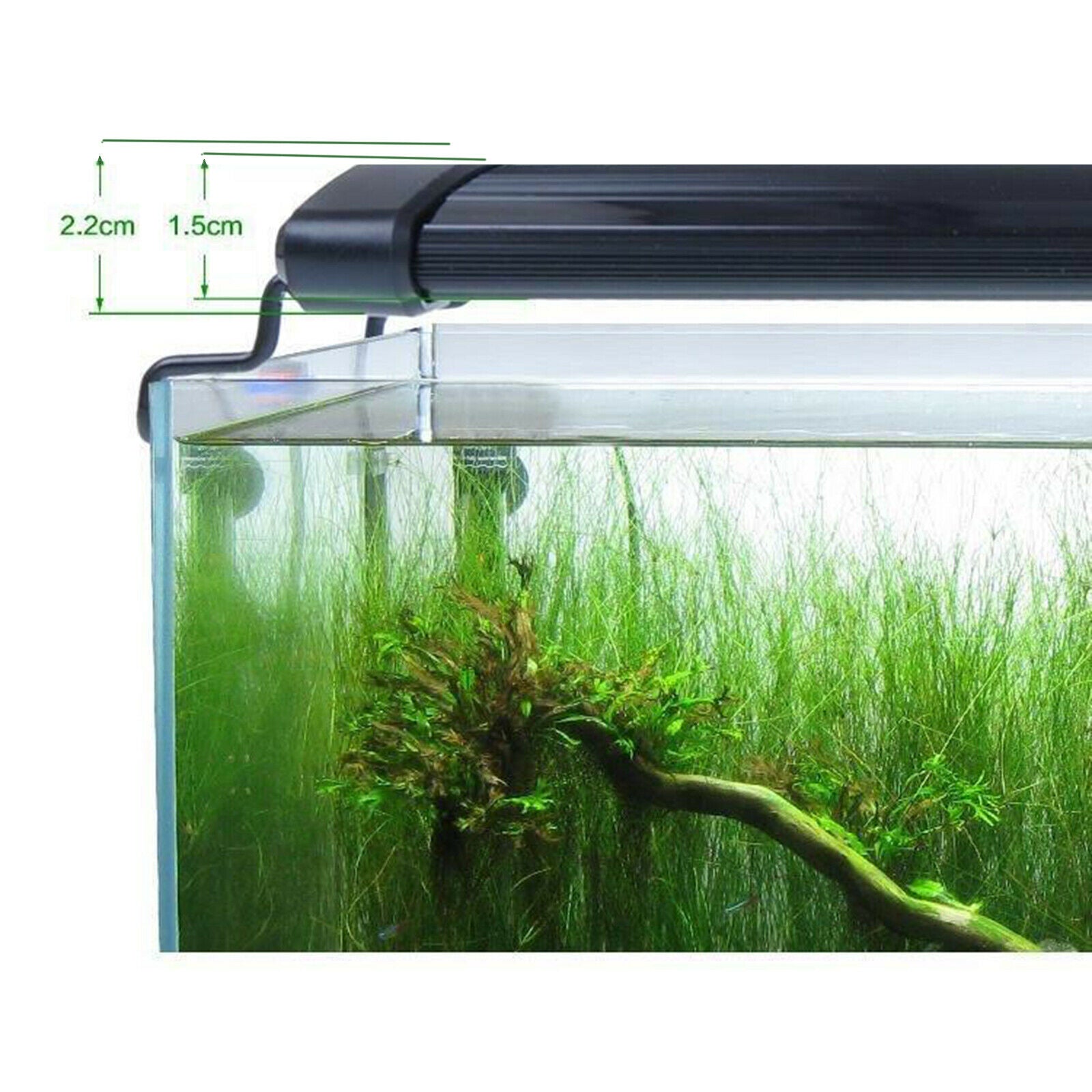 Adjustable LED Aquarium Light for Planted Tanks, Full Spectrum UK 60cm 18W