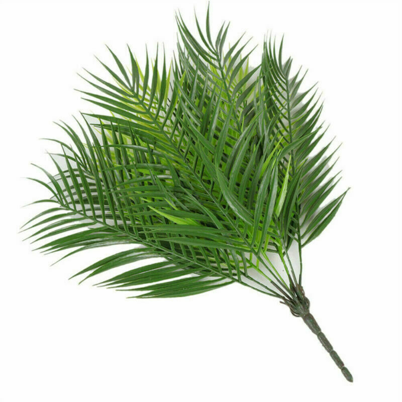Artificial Palm Leaves Tall Green Tropical Foliage Room Garden Decor