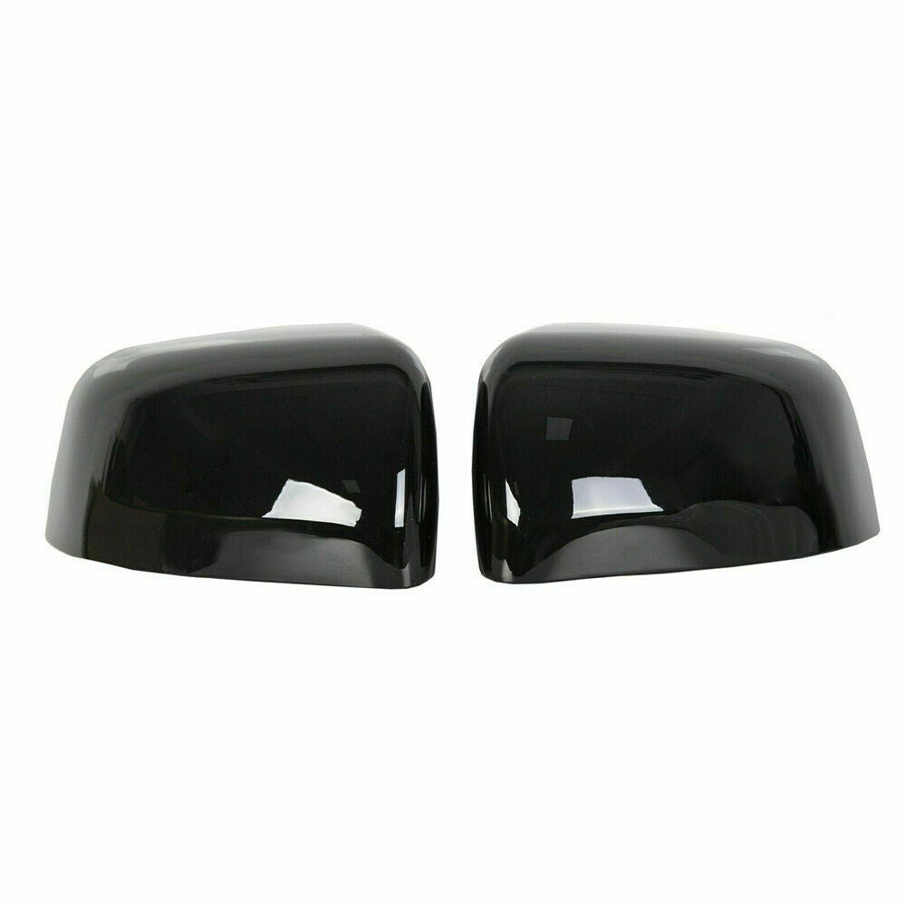 Black Mirror Covers+Door Handle Covers For Jeep Grand Cherokee For Dodge Durango