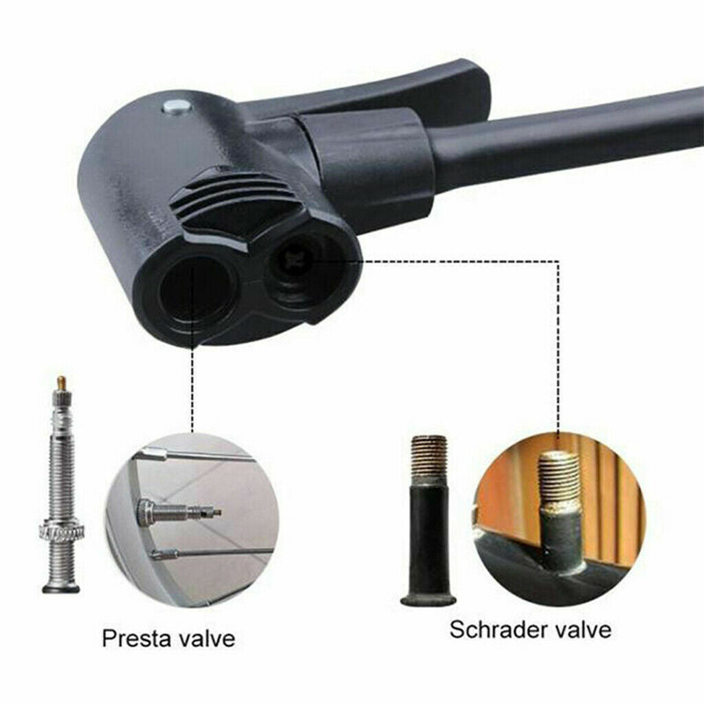 Tire Tyre Inflator Valve Connector Adapter for Schrader and Presta Valves