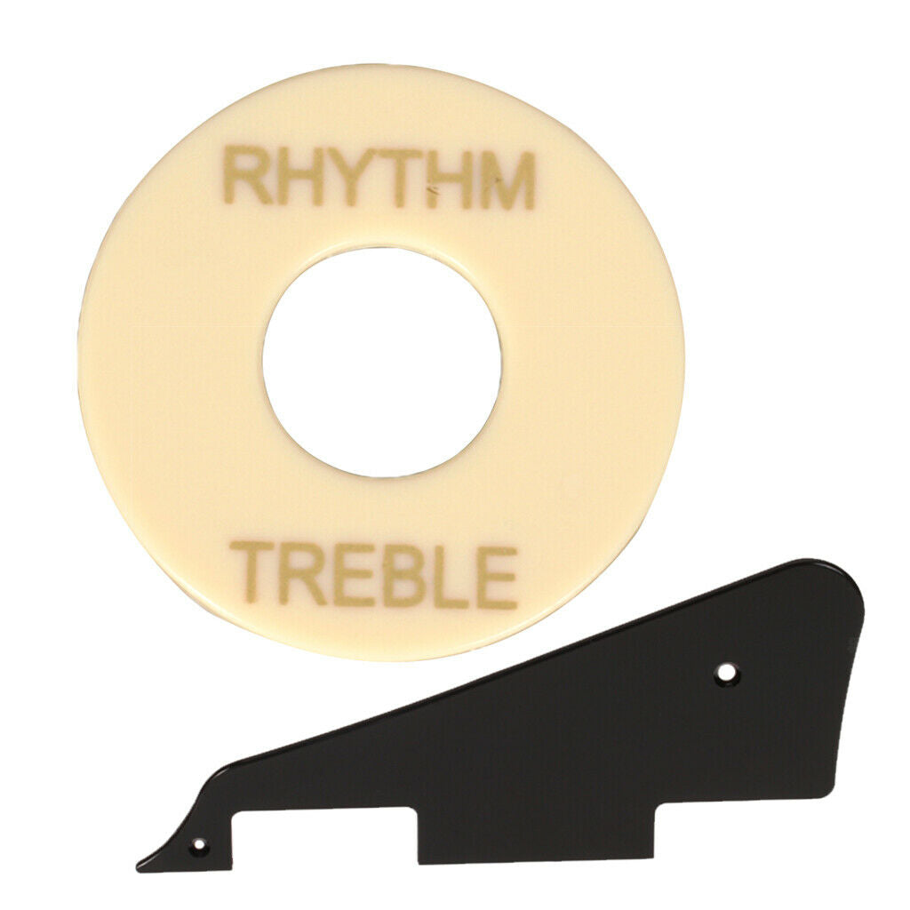 Guitar Pickup Selector Switch Rhythm Treble Ring Plate w/ Pickguard