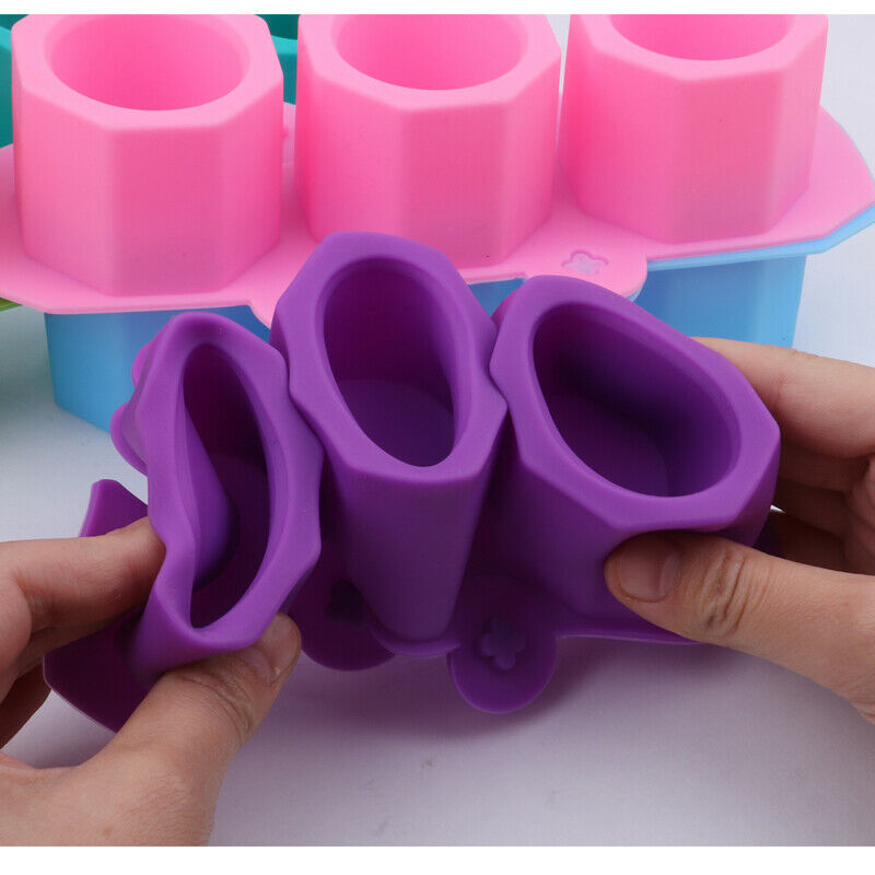 Geometric Polygonal Concrete Silicone Flowerpot Mold DIY Clay Craft Bottl.l8