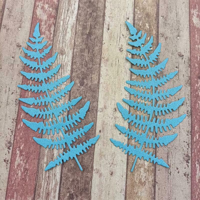 Double Long Leaf Carbon Steel Cutting Dies DIY Scrapbooking Photo Album Making