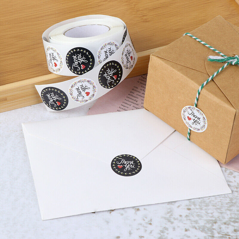 500 Pcs Thank You Stickers Seal Labels Scrapbooking Envelopes Seal Sticke.l8