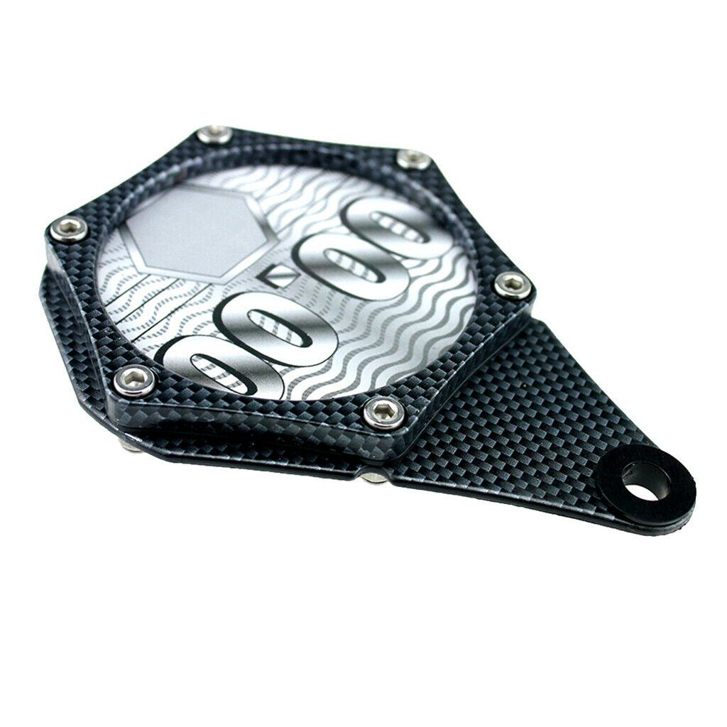Black Motorcycle Tax Disc Permit Holder Card Case Waterproof .