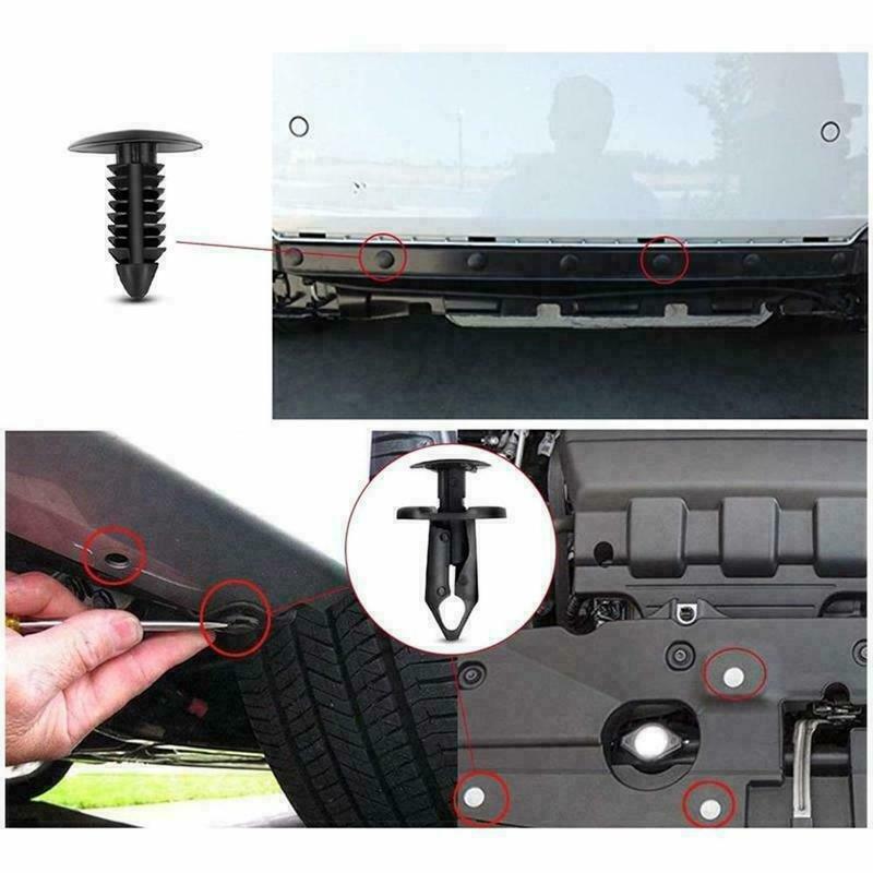 200PCS/P Plastic Car Bumper Interior panel Rivet Retainer Clips Trim Push Pins