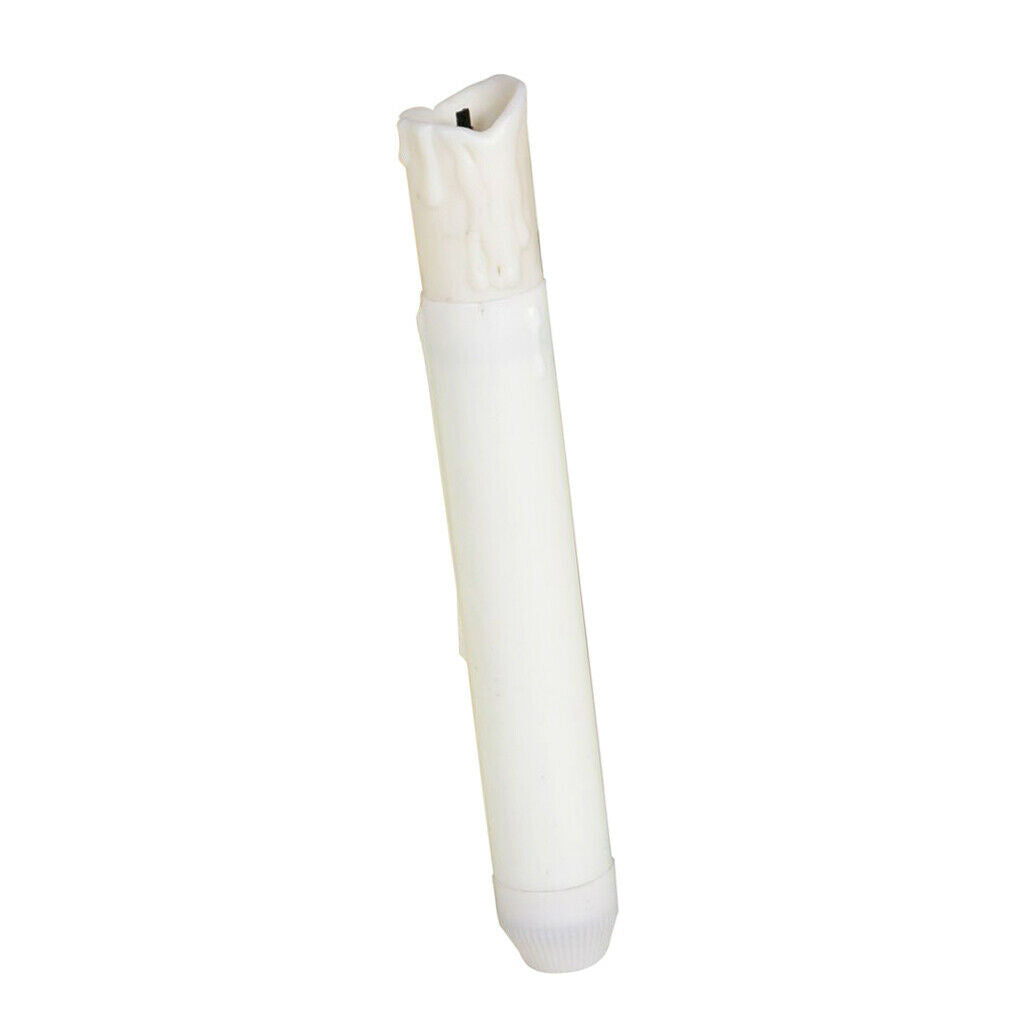 12 Pieces Tall Electric LED Candle Flameless Candle for Party Decor 155mm  B