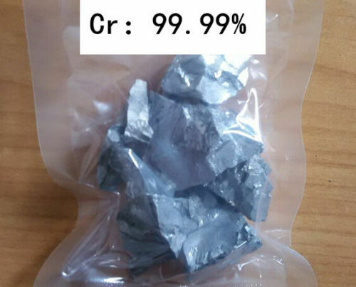 100 grams High Purity 99.99% Chromium Cr Metal Lumps Vacuum packing