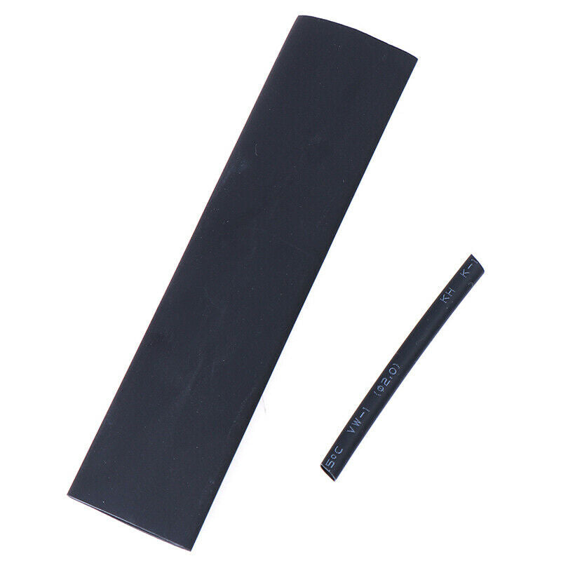 127pcs 7 Sizes 2:1 Electronic Heat Shrink Tubing Tube Sleeve Wrap Wire BlaC WF