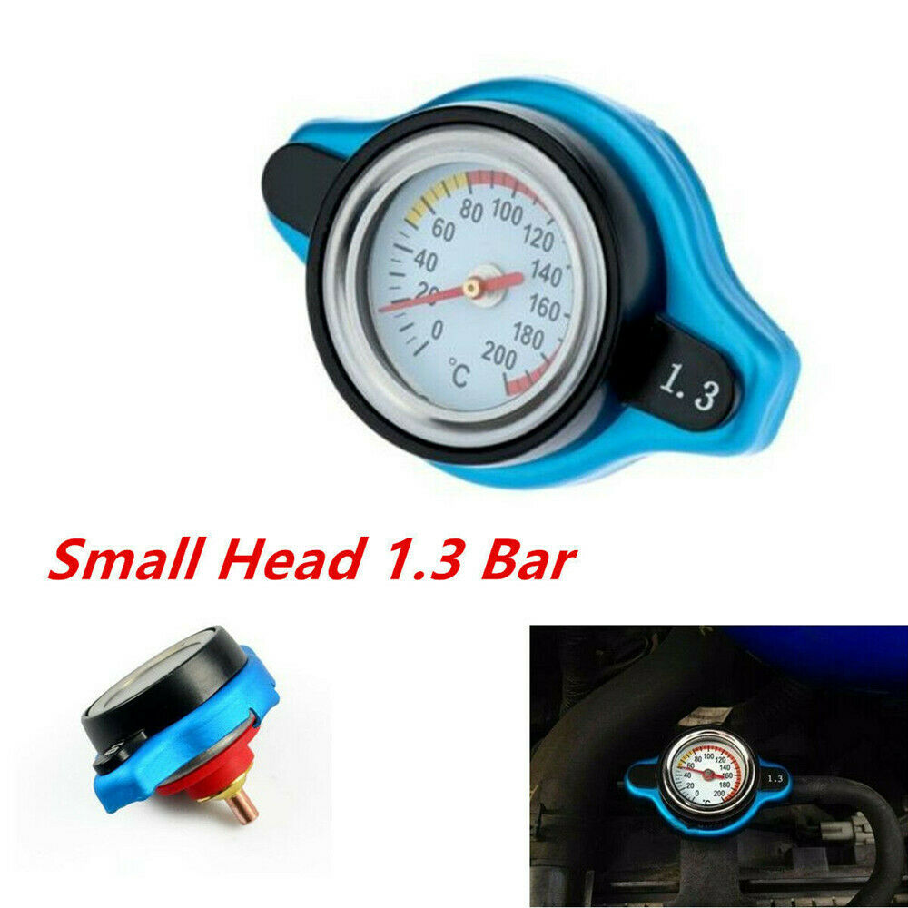 Car Thermostatic Gauge Radiator Cap Tank Cover Water Temperature Gauge Utility