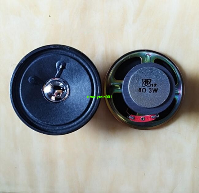 2pcs 3"inch 76MM Round Full range Speaker Loudspeaker paper cone 8 ohms 3 watts
