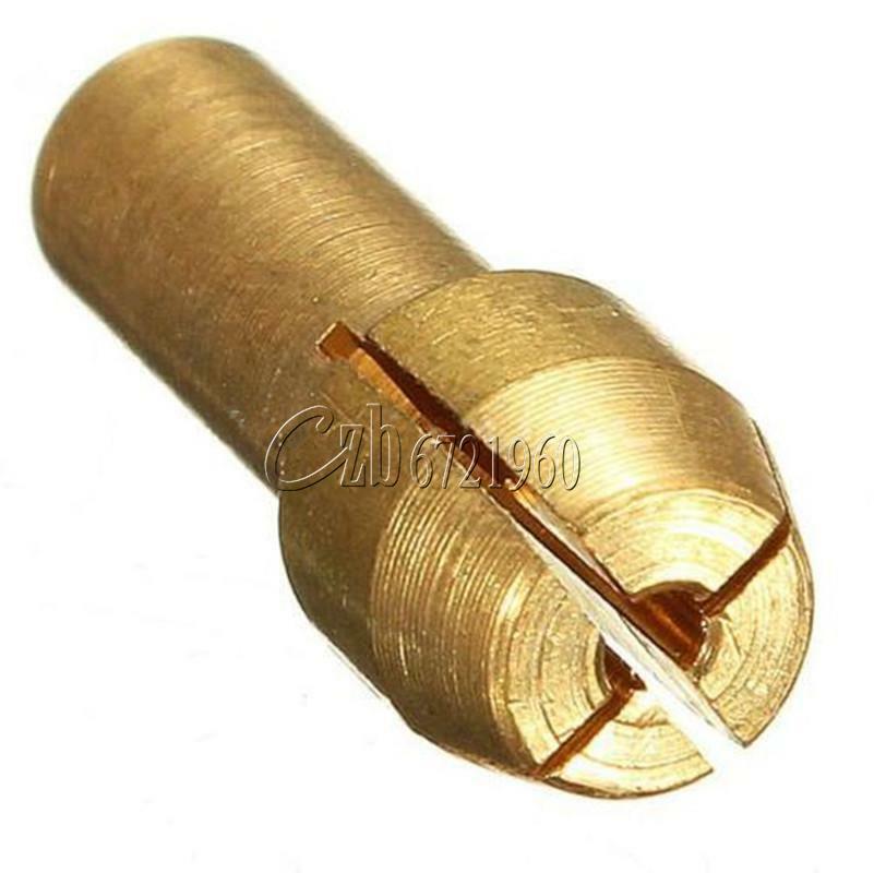 4PCS Rotary Multi Tool Collet Nut Kit for Mill 0.8/ 1.6/ 2.35/ 3.2mm