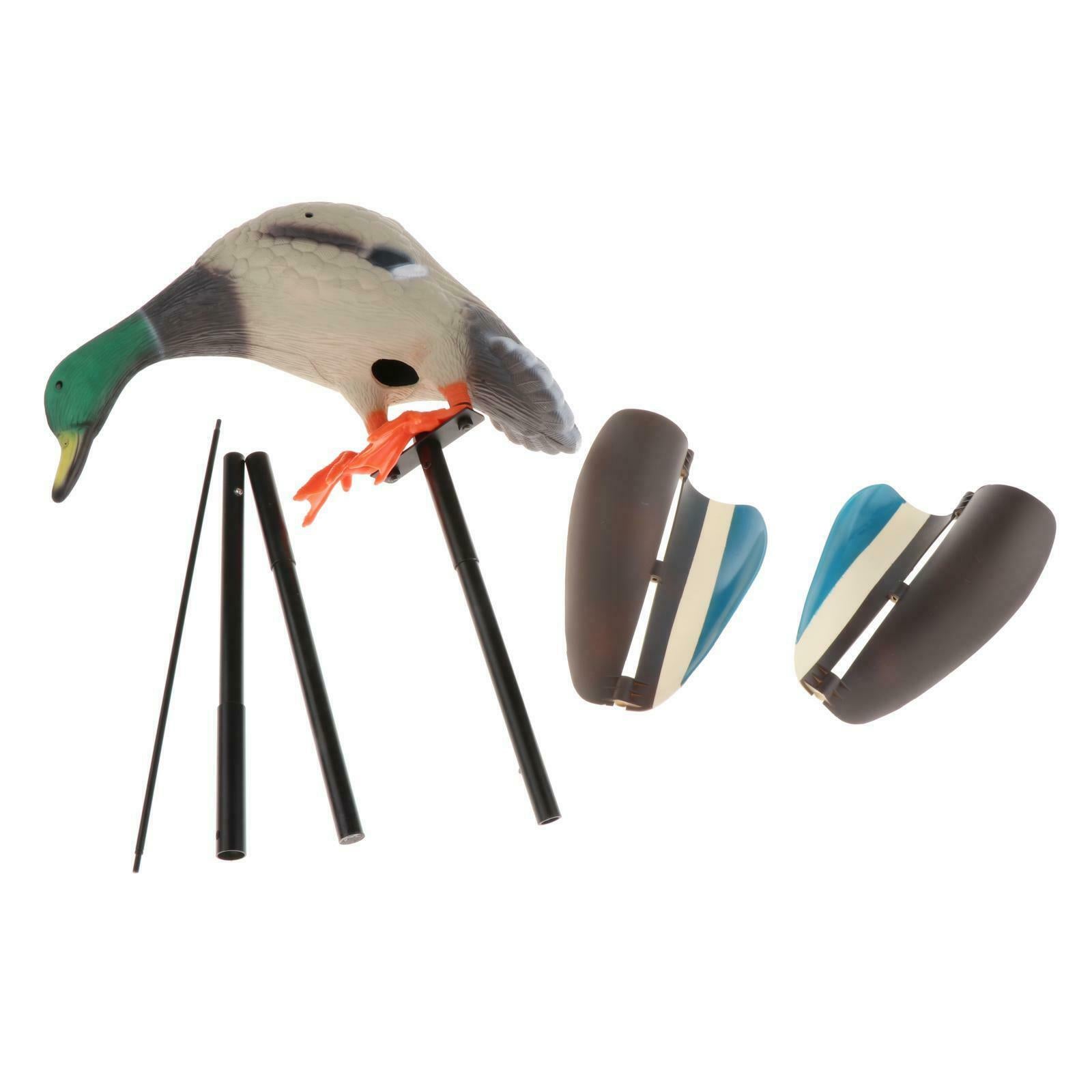 Wind Driven Duck Decoy, Simulation Mallard Drake Hunt Bait for Outdoor Hunting