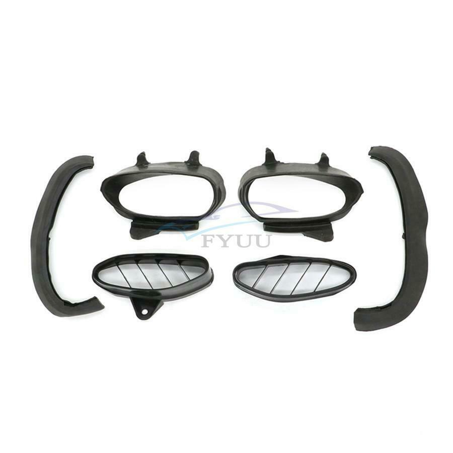 For Yamaha YZF1000 YZF R1 1000 2004- 06 Motorcycle Black ABS Plastic Intake Pipe