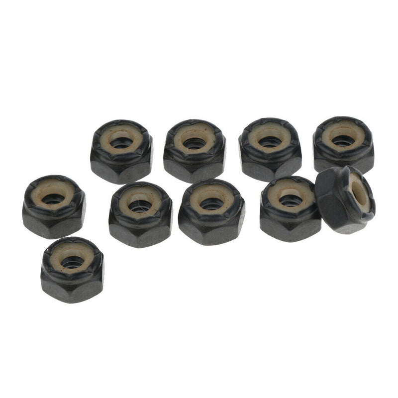 10x 5/8/10mm Skateboarding Hardware Replacement Longboard Kingpin - M5