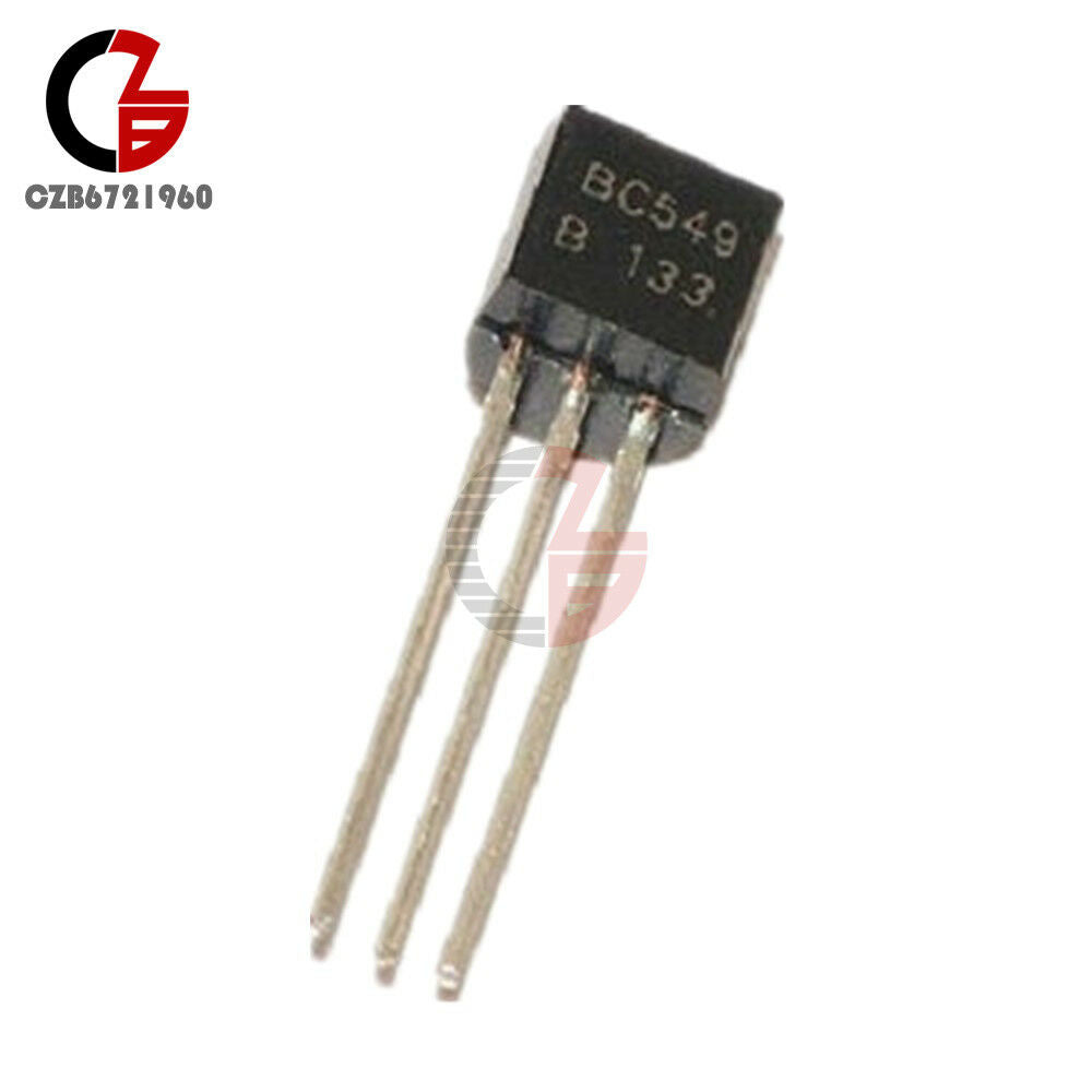 30PCS BC549 TO-92 NPN 30V 0.1A Low Noise Amplifier Transistor