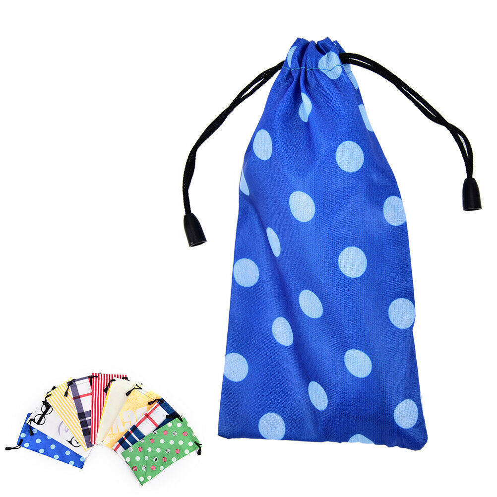 5 PCS Sunglasses Bag Pouch Soft Cloth Cleaning Optical Glasses Case Access.l8