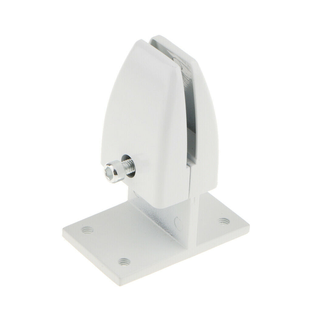 2pack Office Desk Partition Bracket Shelf Privacy Screen Clip Clamp White