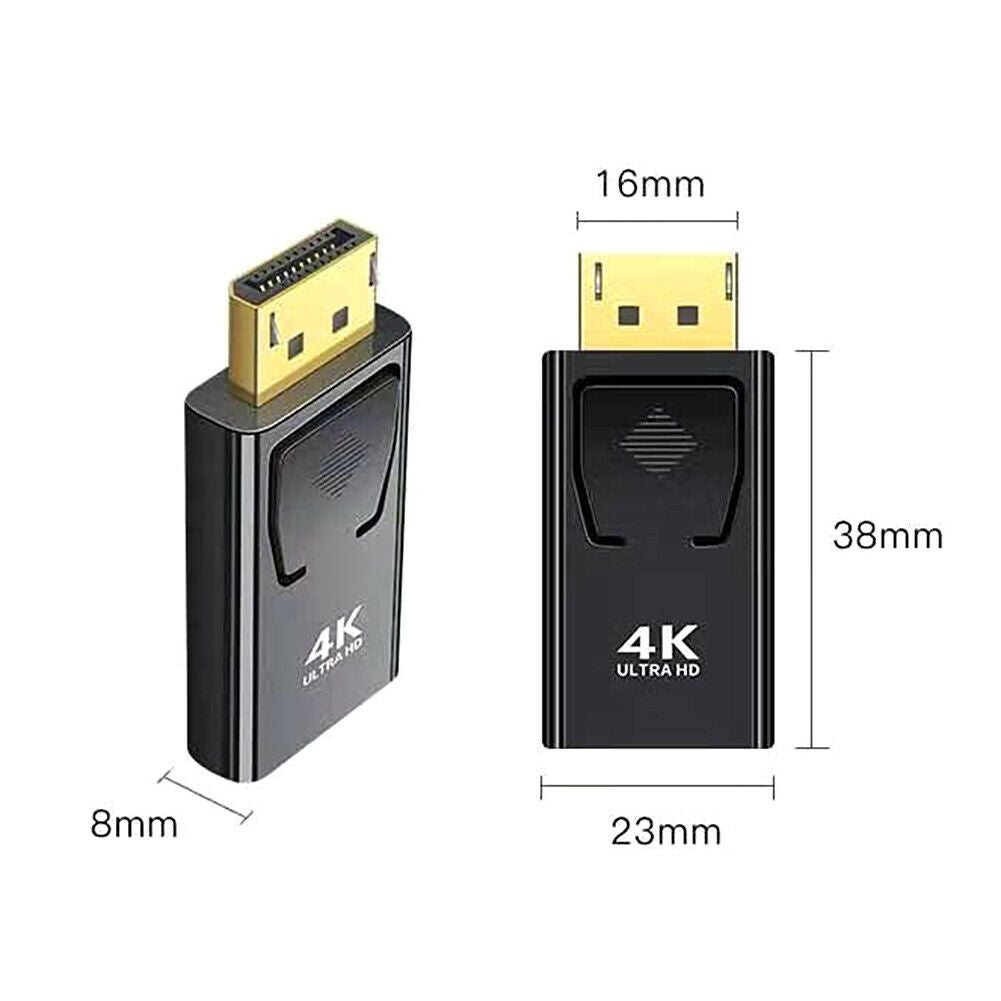 DP-HDMI Displayport Adapter Male To Female Cable Converter For PC TV Projector