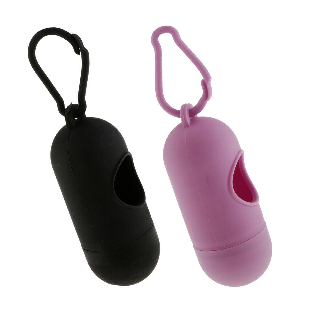 2Pieces Portable Baby Diaper Nappy Discarded Bag Box Dispenser Holder