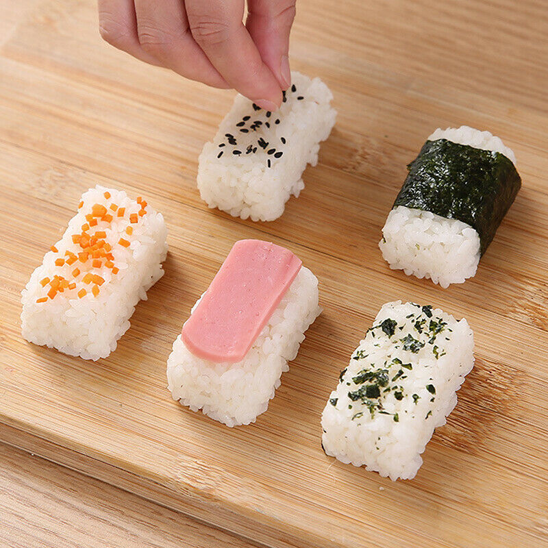 5Pcs/set Sushi Nigiri Maker Rice Ball Molds Nonstick Press Maker DIY Bento Tool