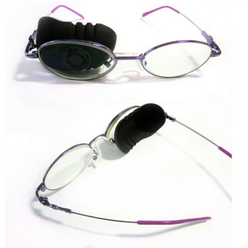 2 Pair Reusable Suction Bandages Eye Glasses Patches for Kids with Lazy Eye