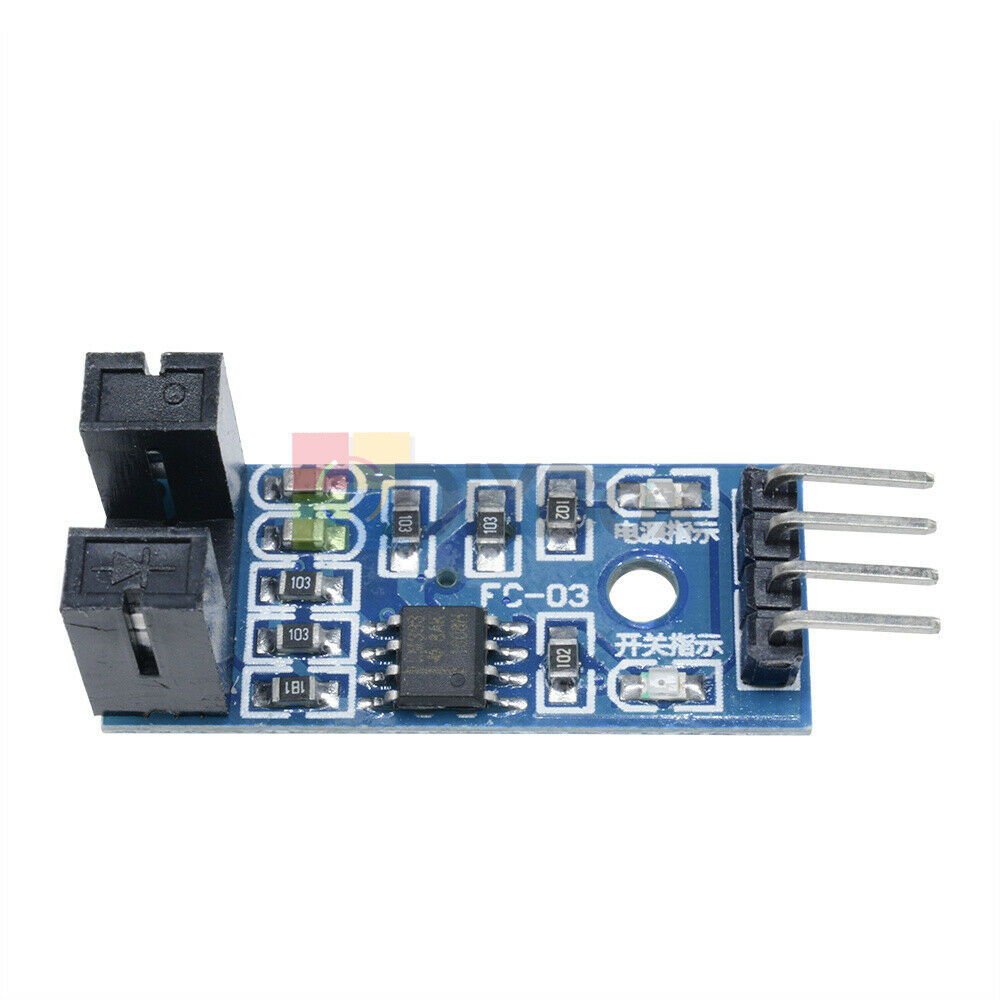 Sensor Slot Type Optocoupler Test Module Motor 3.3V-5V LM393 Test for Arduino