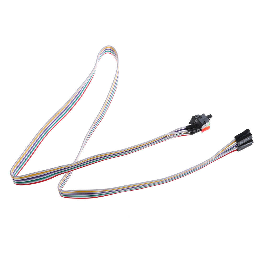 2pcs 65cm Long Power Button Switch Cable for PC Reset Compute.l8